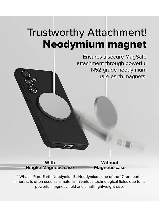 Ringke Onyx Magnetic For Samsung Galaxy S24FE Case, Enhanced Grip Tough Flexible TPU Shockproof Rugged TPU Bumper Drop Protection Phone Cover black - Image 3