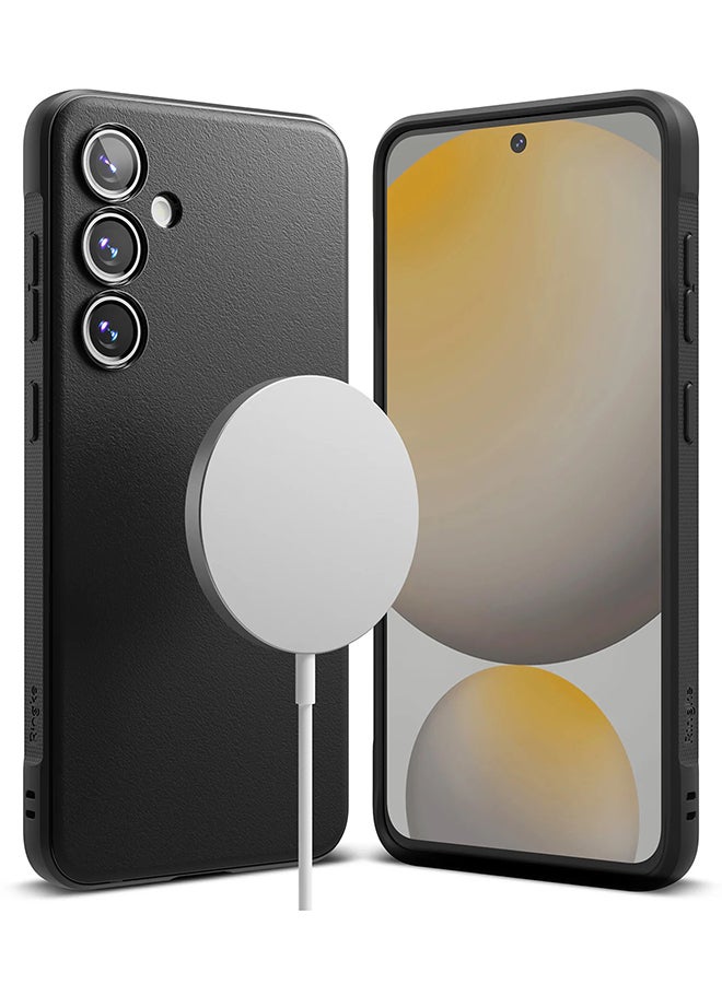 Ringke Onyx Magnetic For Samsung Galaxy S24FE Case, Enhanced Grip Tough Flexible TPU Shockproof Rugged TPU Bumper Drop Protection Phone Cover black - Image 1