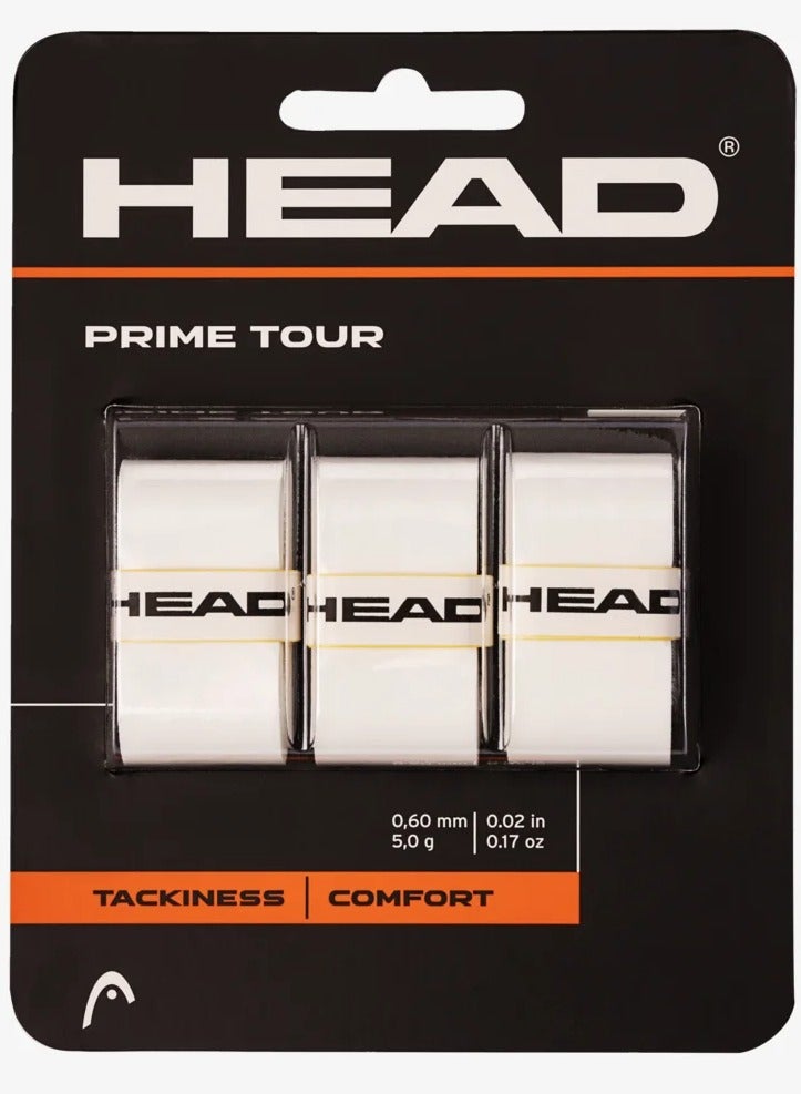 هيد Head Prime Tour Overgrip (3 Pack) Tackiness Comfort - Image 1