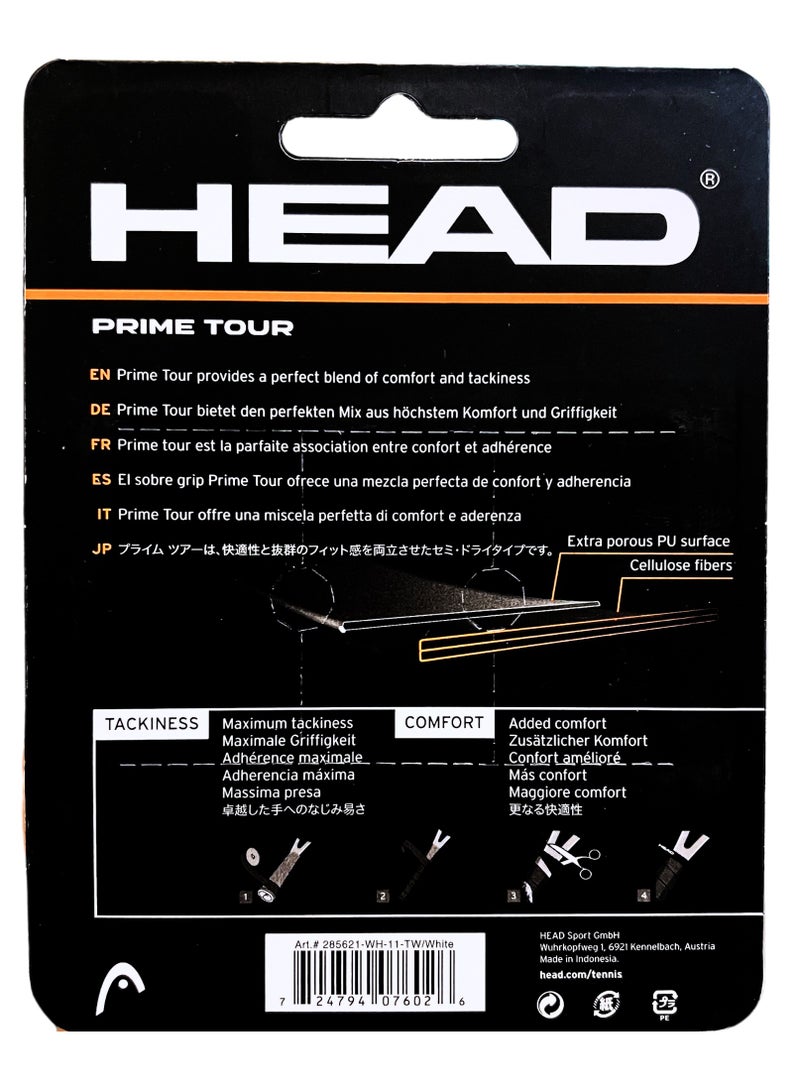 هيد Head Prime Tour Overgrip (3 Pack) Tackiness Comfort - Image 2