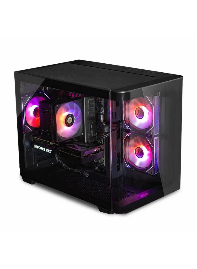 PCD Gaming PC With Core-i5 14400F Processor/16GB RAM DDR5/1TB SSD M.2/8GB Nvidia GeForce RTX 5060 Graphics/B760M-B Motherboard/RGB CASE FANS/600W PSU Black - Image 2