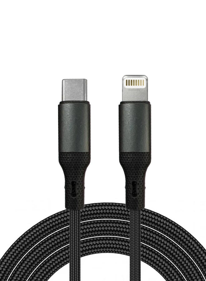 MARGOUN 2Packs USB-C to Lightning Fast Charging Cable (1M) - PD Supported, MFi-Certified, Durable Nylon Braided Design - Black Black-7 - Image 3