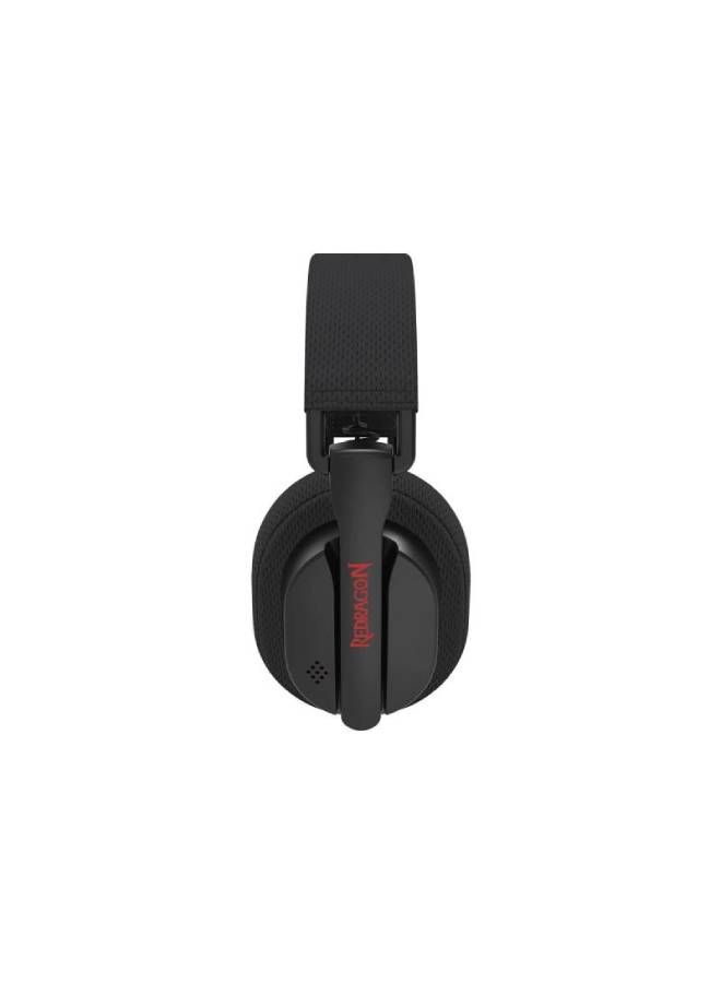 REDRAGON H888 Tri-Mode Gaming Headset with 7.1 Surround Sound, 40mm Drivers, Dual Microphones, Bluetooth 5.3, 2.4GHz Wireless & Wired 3.5mm – Lightweight Design with Long Battery Life , Black - Image 2
