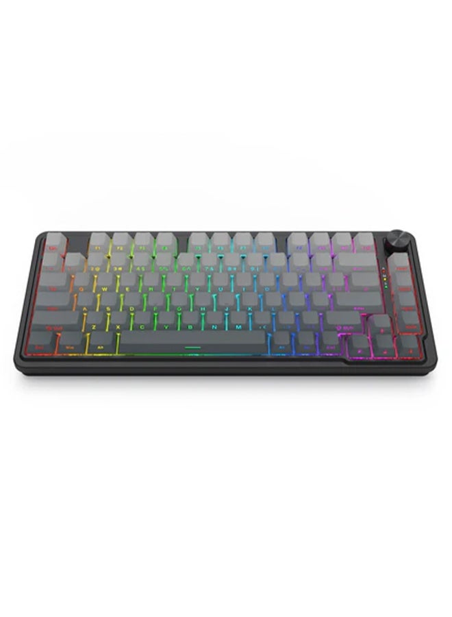 REDRAGON K673SP-RGB-PRO Tri-Mode Mechanical Keyboard with Side-Printed Keycaps, 75% Layout, Gasket Mount, Hot-Swappable Switches & Control Knob – Supports Bluetooth, 2.4G & Wired Connection - Image 5