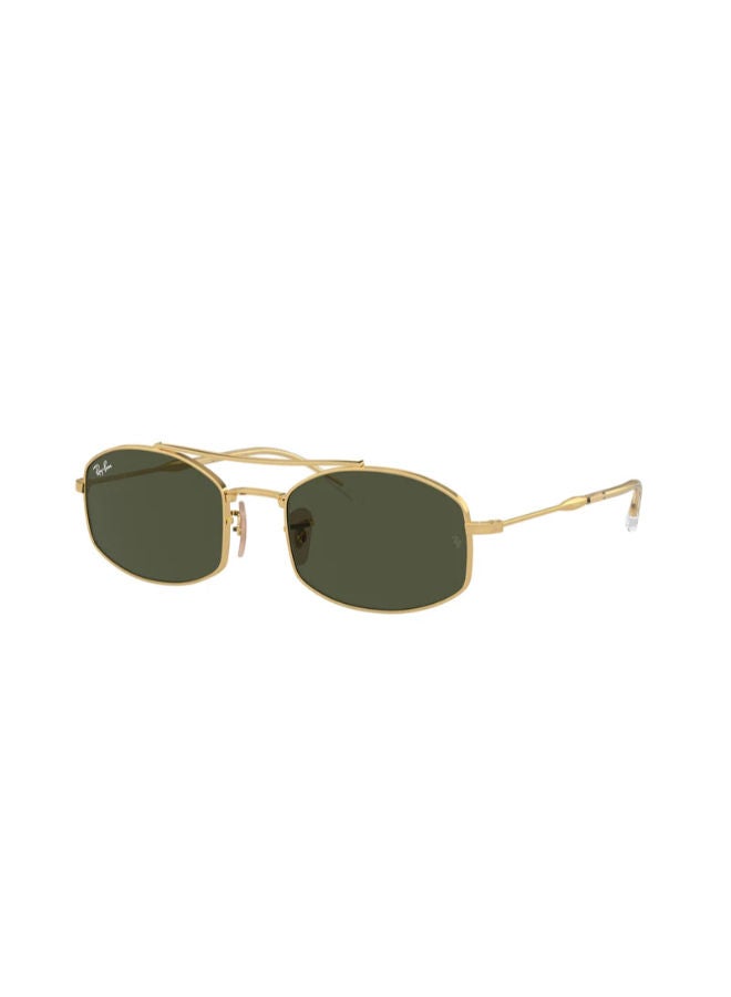 راي بان Full-rimed Irregular Sunglasses 3719, 51, 001, 31 - Image 1