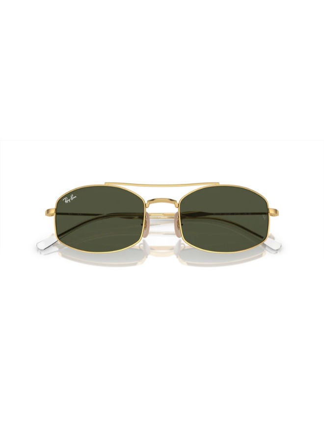 راي بان Full-rimed Irregular Sunglasses 3719, 51, 001, 31 - Image 2