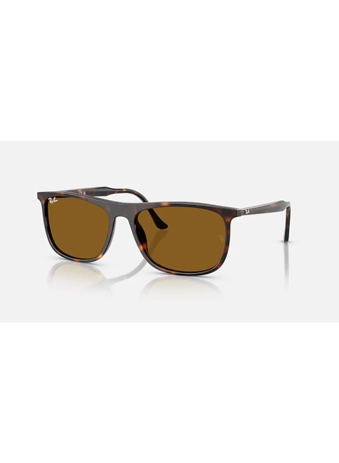Ray-Ban Full-rimed Rectangular Sunglasses 2216, 58, 902, 33 - Image 1