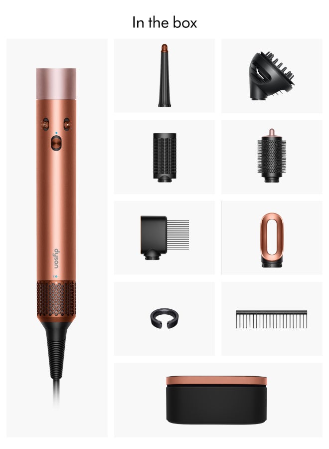 دايسون أداة تصفيف وتجفيف متعددة Airwrap - للشعر المجعد والمجعد مع علبة تقديم مصممة من دايسون ومشط لفك التشابك - Image 3