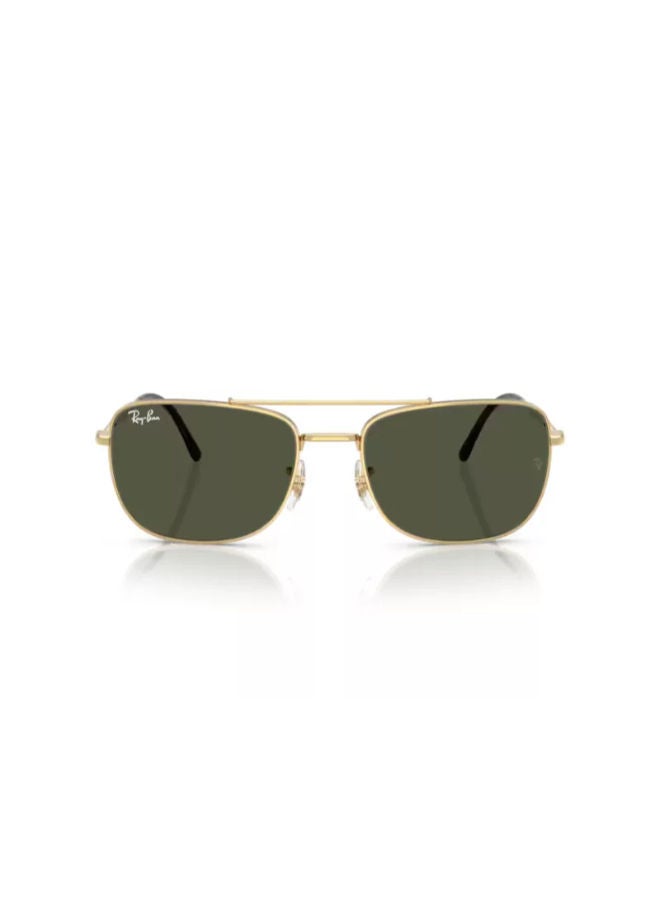 Ray-Ban Full-rimed Square Sunglasses 3755, 59, 001, 31 - Image 1