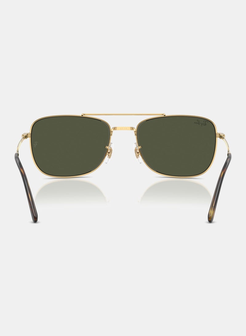 راي بان Full-rimed Square Sunglasses 3755, 59, 001, 31 - Image 4