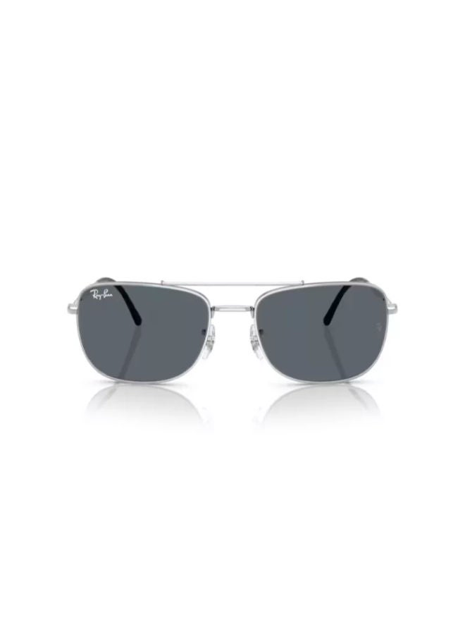 راي بان Full-rimed Square Sunglasses 3755, 59, 003, R5 - Image 1