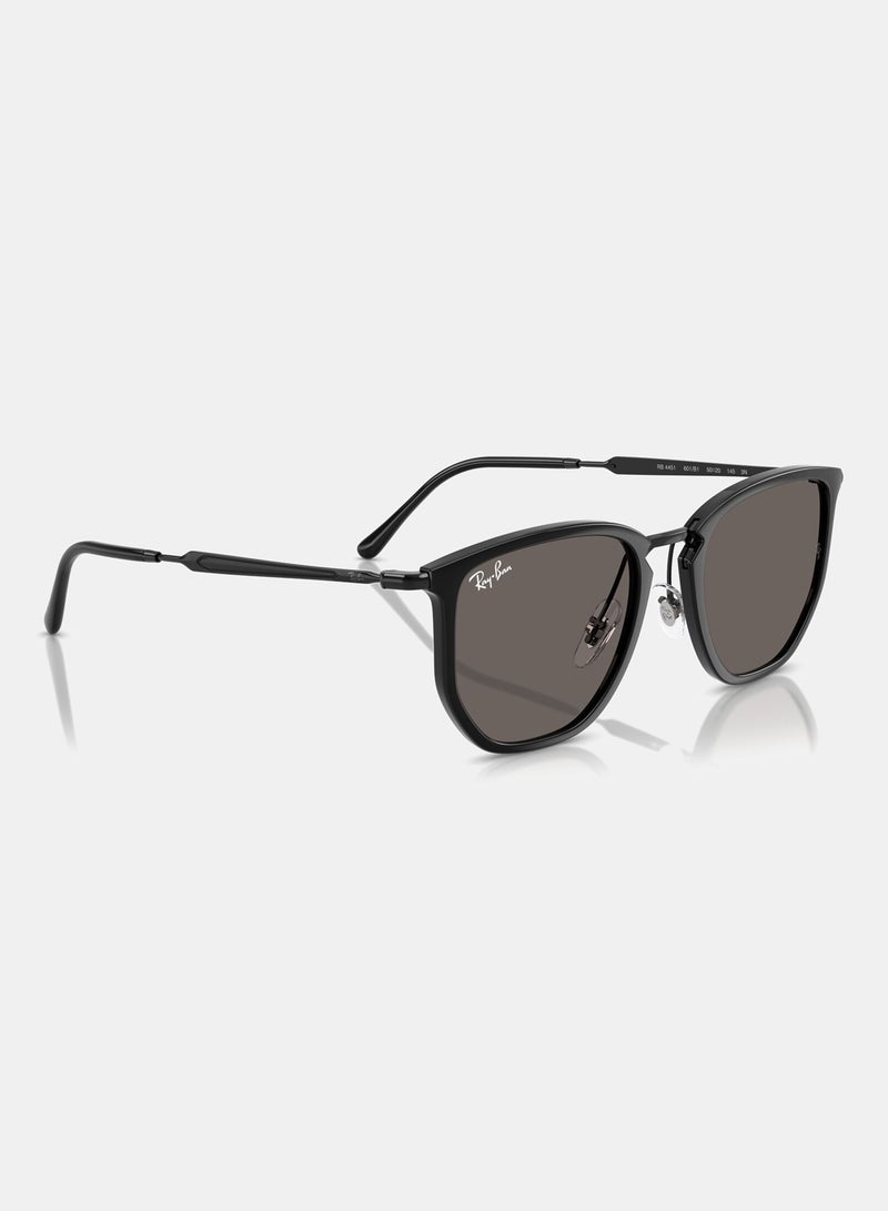راي بان Full-rimed Hexagon Sunglasses 4451, 50, 601, B1 - Image 3
