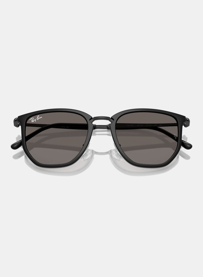 راي بان Full-rimed Hexagon Sunglasses 4451, 50, 601, B1 - Image 5