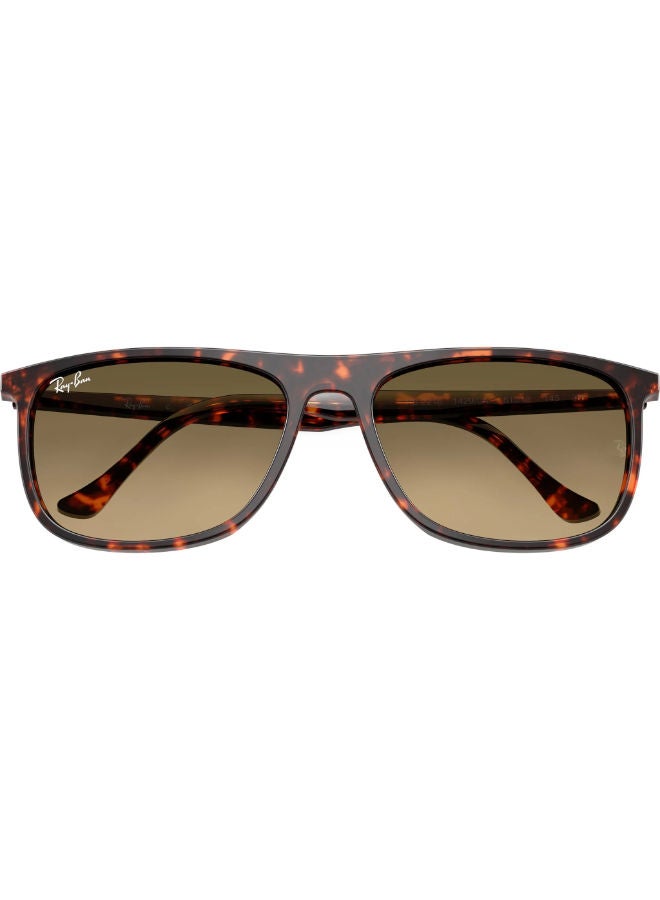 راي بان Men's Full-rimed Rectangular Sunglasses 2216, 58, 1429, 0A - Image 2
