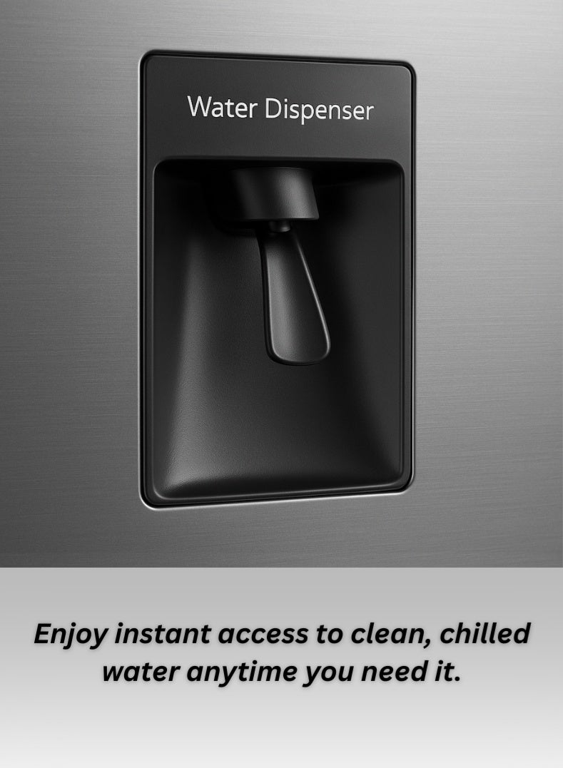 KELON 240 Liters Single Door Refrigerator with Built-in Water Dispenser, Compact Energy Efficient Fridge for Home, Office, or Apartment – Spacious Storage with Glass Shelves, Large Vegetable Crisper, Low Noise Operation, Eco-Friendly Cooling Technology, Durable Silver Finish – Model KRS-24DRS KRS-24DRS Silver - Image 4