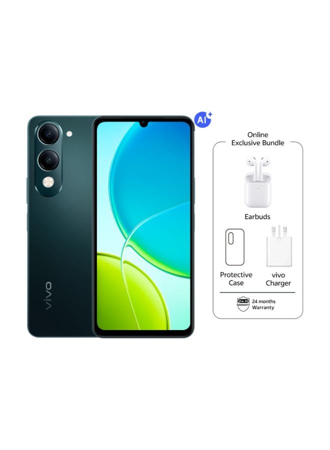 vivo Y29T AI 5G Dual SIM Green 6GB RAM 256GB With Exclusive Earbuds And 24 Months Warranty - Middle East Version - Image 1