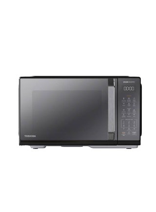Toshiba Microwave Grill, Digital, Origin Inverter, ChefGrill, EasyMax Clean Cavity, Compact size Large With 1000W Grill - 25 L 1330 W MW3-EG25PEI(BK) Black Mirror Door