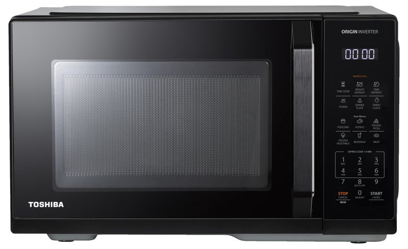 Toshiba Microwave MW3-EM25PEI(BK), Digital, 1330W, Origin Inverter, ChefGrill, EasyMax Clean Cavity, Compact size large, 25 L 900 W 6221284001581 black - Image 1
