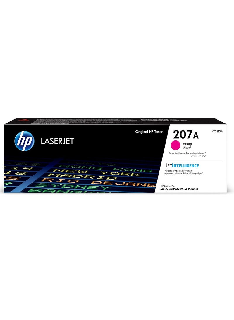 HP HP 207A Magenta Original LaserJet Toner Cartridge [W2213A] | Works with HP LaserJet Pro M255, M282, M283 Printers Magenta - Image 2