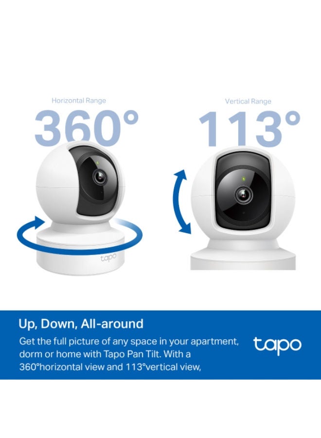 TP-LINK Tapo C202 , Pan/Tilt Home Security Indoor Camera 1080p High-Definition Video,Motion Detection and Notification,Two-Way Audio - Image 5