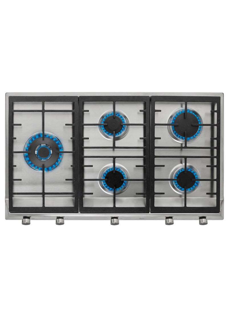 تيكا تكا EX 90.1 5G AI AL DR CI BUT موقد غاز 90 سم مع 5 شعلات عالية الكفاءة وشبكات حديد الزهر - صنع في أوروبا - Image 1