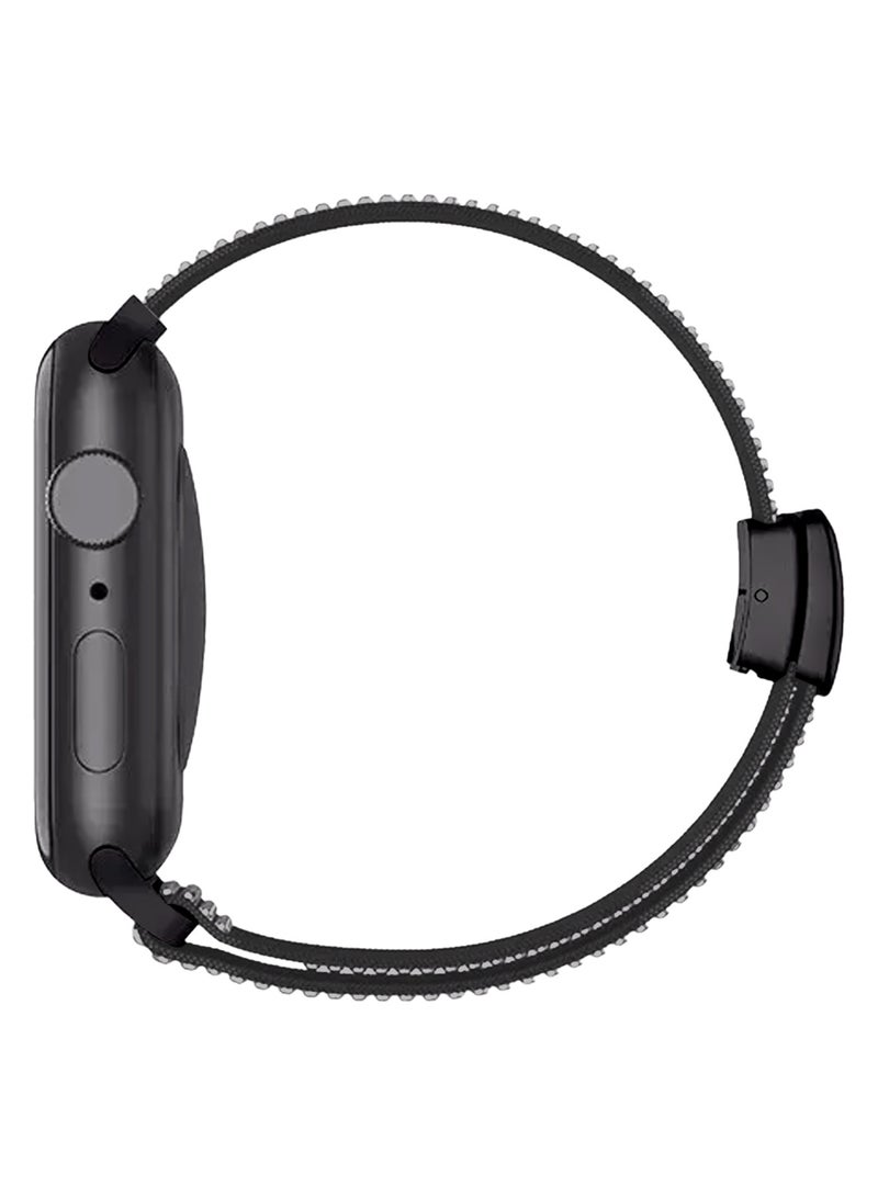 MARGOUN 38mm 40mm 41mm 42mm(Series 10) Elastic Band for Apple Watch Series 1-9, SE & Ultra - Rhinestone Sparkle Watch Band Black-1 - Image 3