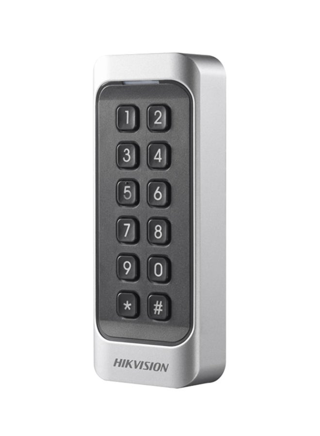 HIKVISION DS-K1107AMK Pro Series MIFARE Card Reader, 13.56MHz, RS-485 & Wiegand (W26/W34) & OSDP Protocols, Tamper Detection, IP65 Waterproof, LED Indicator & Buzzer, 12V DC, Wall Mount, Watchdog Function | Black Black