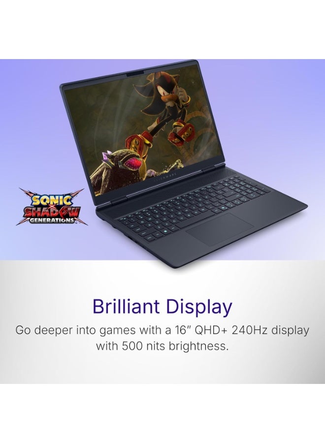 DELL Alienware 16X Aurora Gaming Laptop, Intel Core Ultra 9 275HX Processor, 32GB, 1TB, RTX 5060 8GB GDDR7 Graphics, 16" QHD+ Display, Win 11 Home English blue - Image 5
