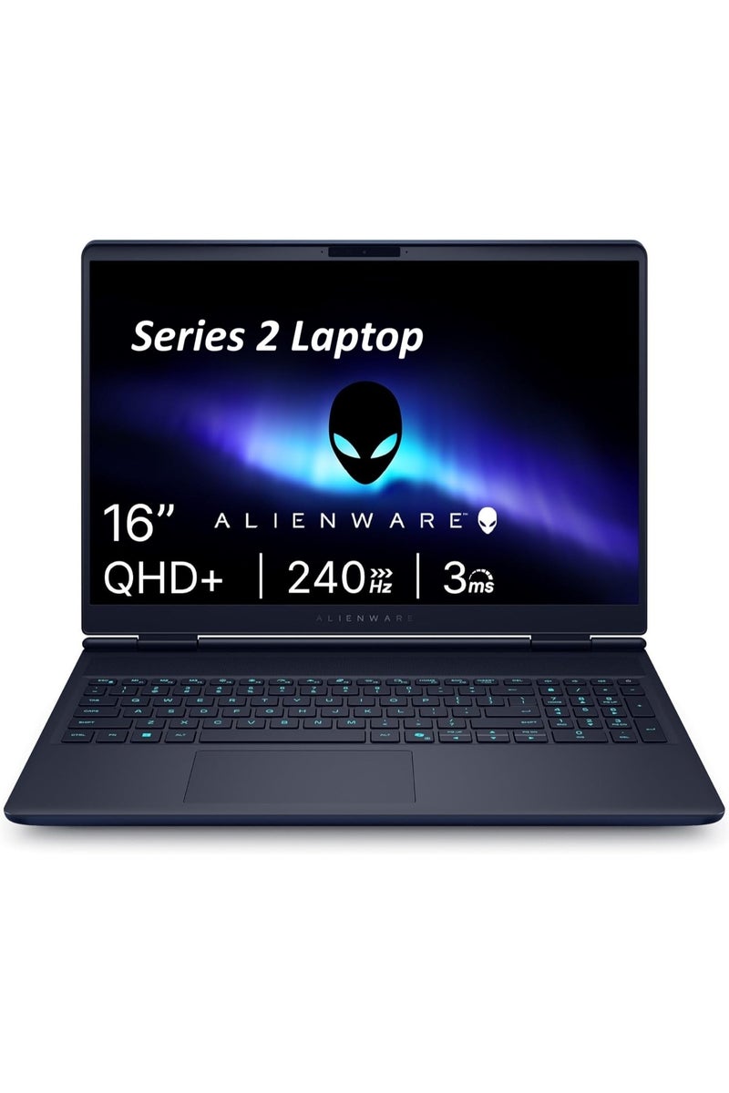DELL Alienware 16X Aurora Gaming Laptop, Intel Core Ultra 9 275HX Processor, 32GB, 4TB, RTX 5060 8GB GDDR7 Graphics, 16" QHD+ Display, Win 11 Home English blue - Image 1