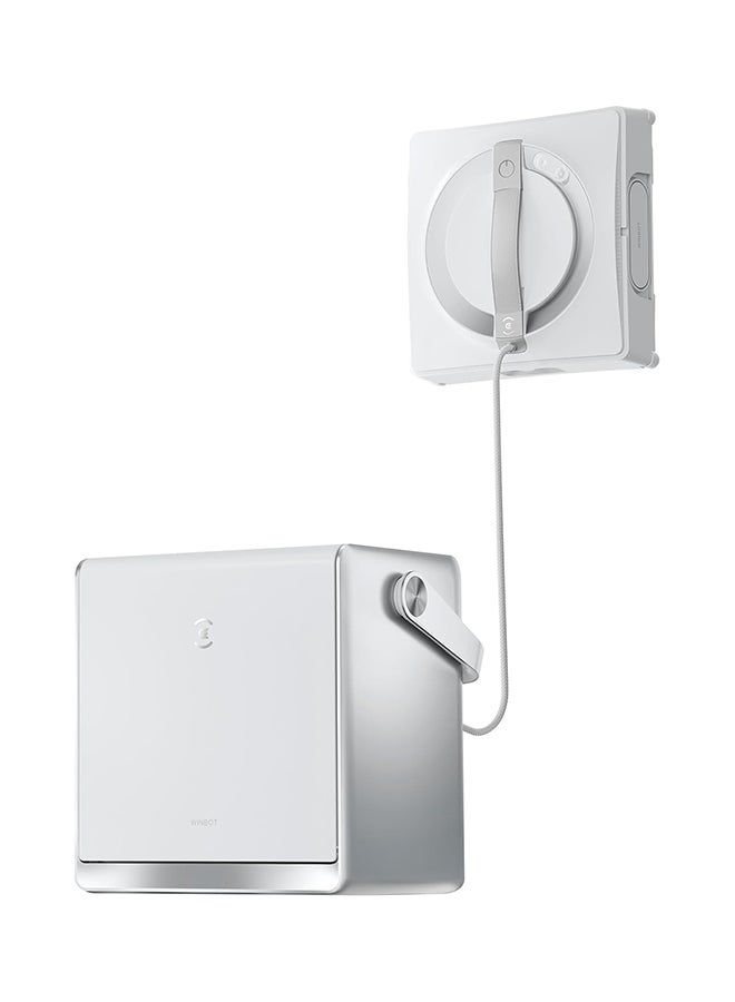 ecovacs Winbot W2 Omni Portable Window Cleaning Robot, Intelligent Cleaning with Three-Nozzle Wide-Angle Spray Technology, Win SLAM 4.0 Path Planning, Deep Edge Cleaning, 5500Pa Suction Power 126 W WG821-11 White - Image 1