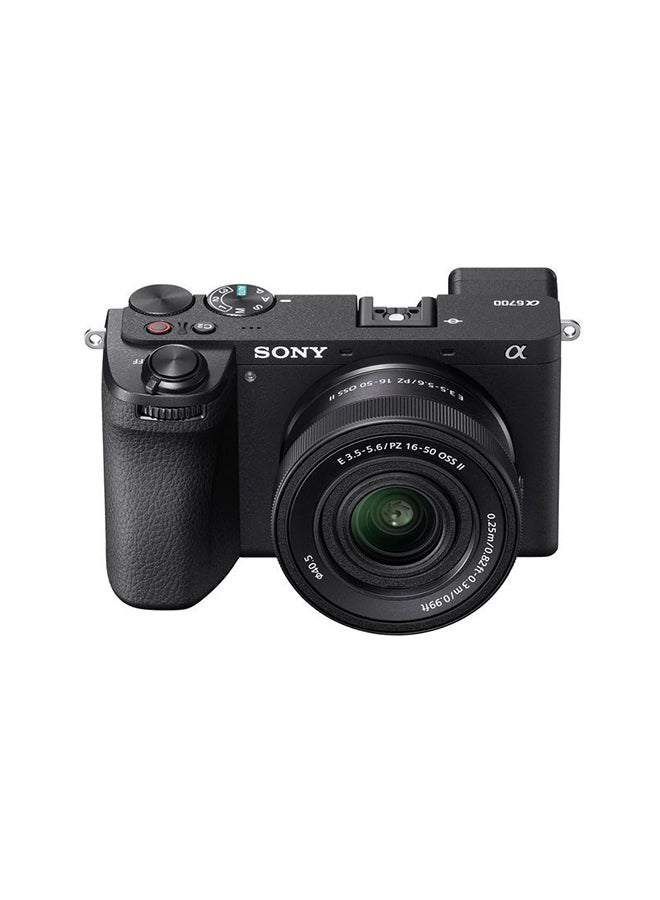سوني Alpha A6700 Mirrorless Camera with 16-50mm Power Zoom Lens II (ILCE-6700K) – 26MP APS-C, 4K 120p Video, Real-Time AF, In-Body Stabilization, Compact Travel Kit – Black - Image 3