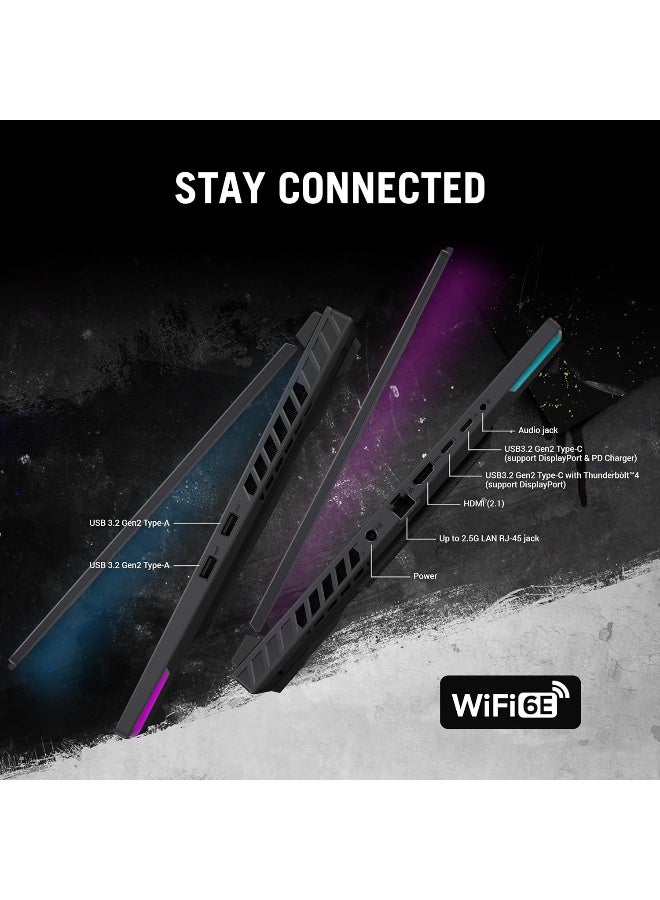 أسوس (Upgraded Version) ROG Strix G16 Gaming Laptop With 16-Inch Full HD Display,Core i9-14900HX Processor/16GB RAM/2TB SSD/GeForce RTX 4060 Graphics/Windows 11 Home English Eclipse Gray English Eclipse Gray - Image 3