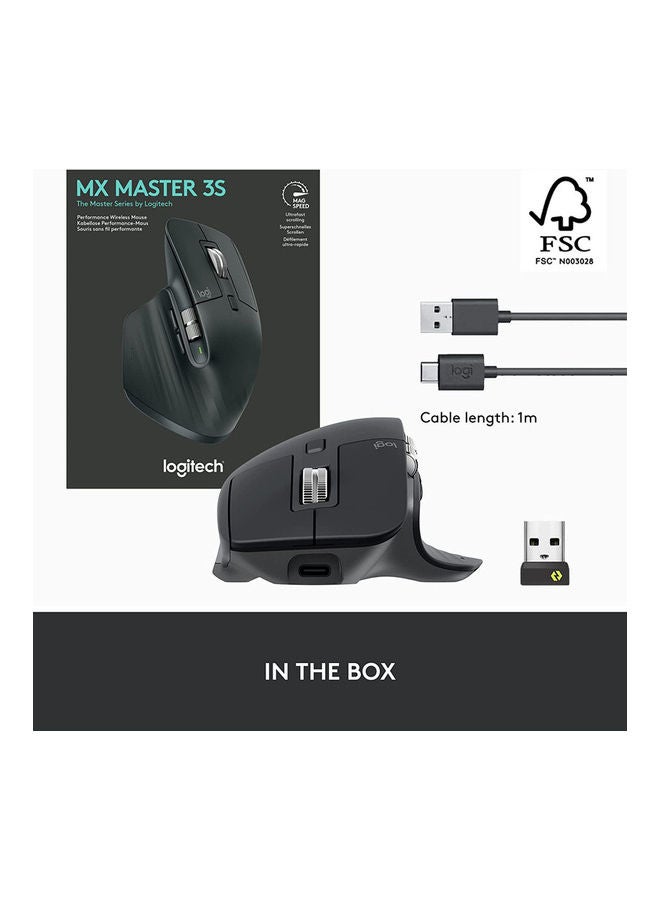 Logitech Renewed - MX Master 3S Wireless Performance Mouse With Ultra Fast Scrolling Graphite - Image 3