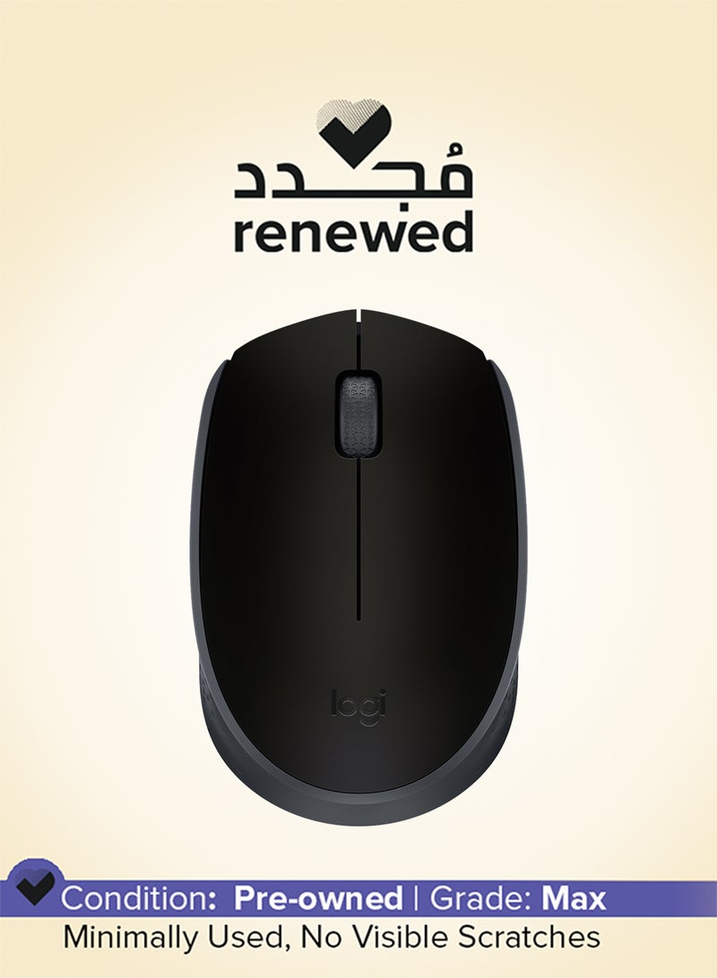 Logitech Renewed - M171 Reliable Wireless Connectivity Mouse 2.4 GHz With USB black - Image 1