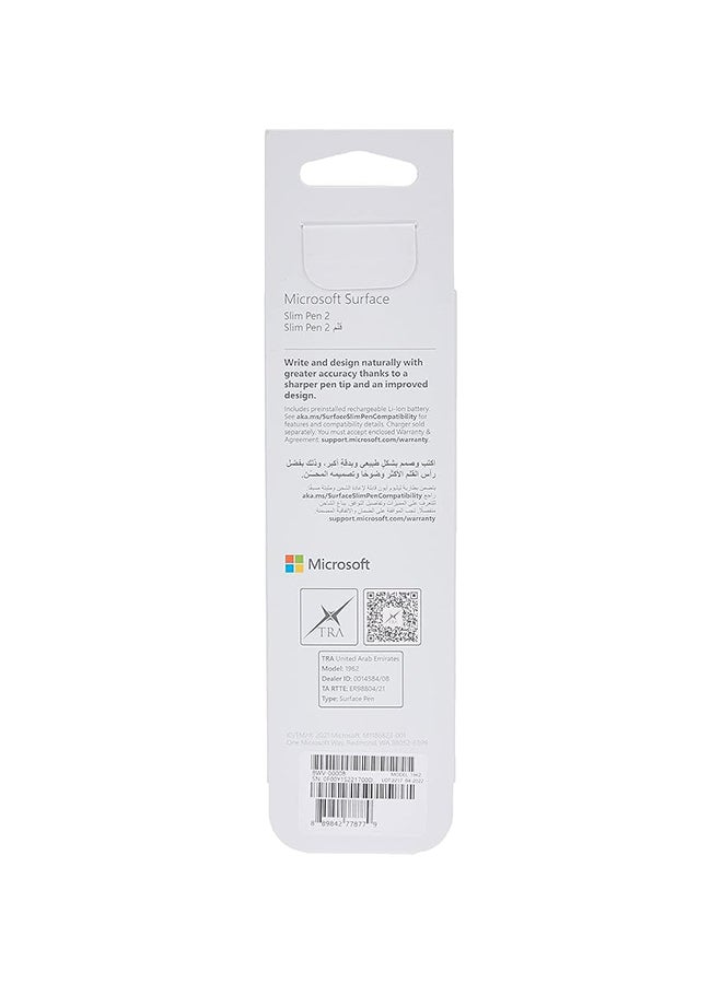 Microsoft Renewed - Surface Slim Pen 2 Black-8WV-00008 black - Image 2