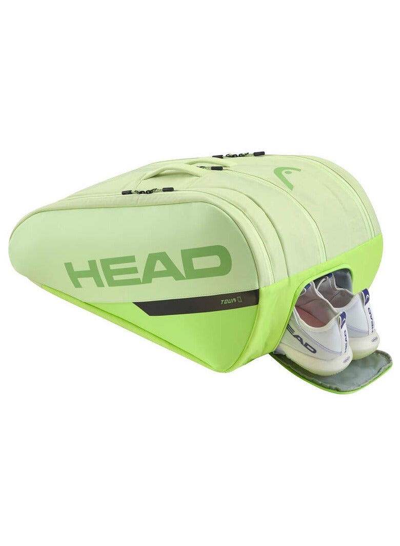 هيد حقيبة باديل جولة - سيراميك/أزرق مائل إلى الأخضر، مزيج من الأناقة والمساحة والتكنولوجيا المبتكرة، تتسع حتى 7 مضارب - Image 3