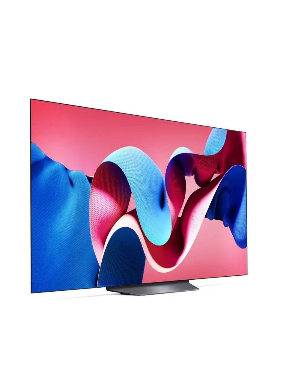 55 inch OLED AI 4K 120Hz Smart TV AI Magic remote webOS24 2024 OLED55CS4VA-AMAE black