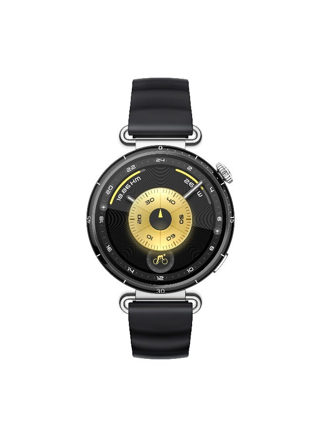 هواوي WATCH GT 6 41mm Smart Watch, 1.47'' Display, up to 14 days battery life,  Compatible with iOS & Android, Health Monitor, 100+ Sports Modes, Black with Free Extra APP Benefits Black - Image 2