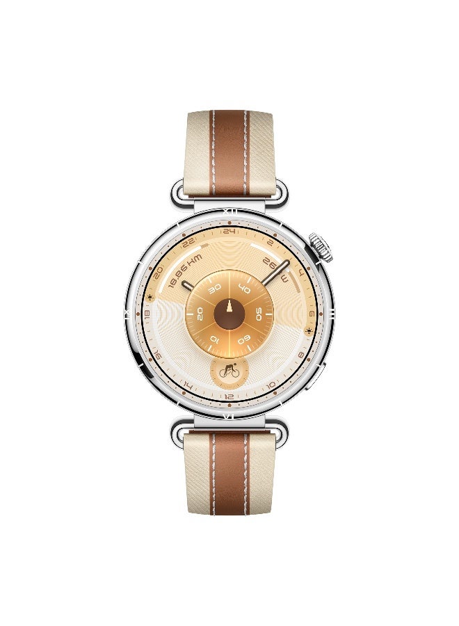 هواوي ساعة ذكية WATCH GT 6 بحجم 41 مم، شاشة 1.47 بوصة، عمر بطارية يصل إلى 14 يومًا، متوافقة مع iOS و Android، مراقب صحي، أكثر من 100 وضع رياضي، بني مع مزايا تطبيق إضافي مجانية - Image 2