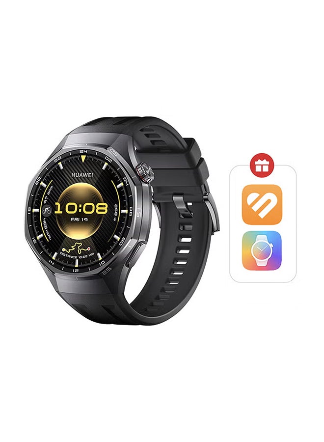 HUAWEI WATCH GT 6 Pro 46mm Smart Watch, 1.47'' Display, up to 21 days battery life, Compatible with iOS & Android, ECG Analysis, Health Monitor, Black with Free Extra APP Benefits Black - Image 1