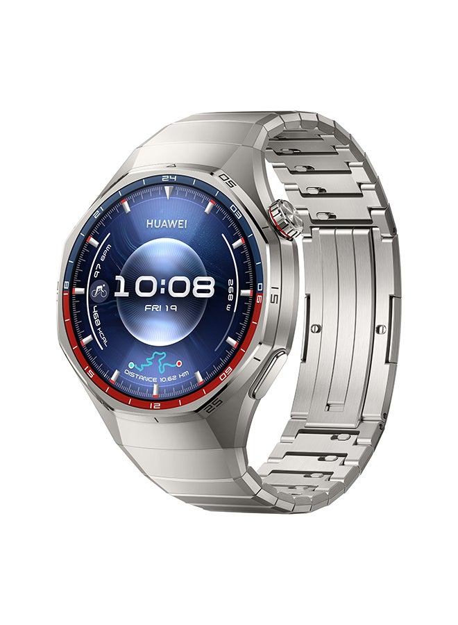 HUAWEI WATCH GT 6 Pro 46mm Smart Watch, 1.47-Inch Display, up to 21 days battery life, Compatible with iOS & Android, ECG Analysis, Health Monitor, Titanium - Image 1