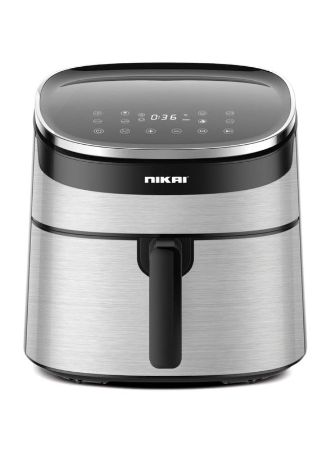 نيكاي 7L Digital Air Fryer, 1800 Watts, Non Stick Detachable Drawer, Overheat Protection, Dishwasher Safe, Naf789D 7 L 1800 W NAF789D Silver - Image 1