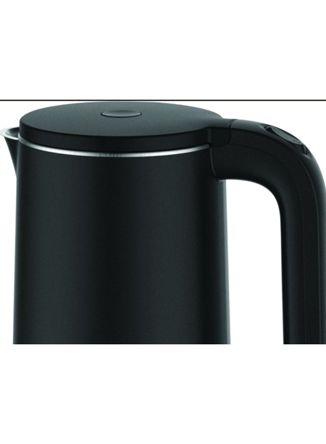 نيكاي غلاية كهربائية، 1630 واط، لمسة باردة، هيكل من الفولاذ المقاوم للصدأ في علبة بلاستيكية، تخزين السلك، ضوء مؤشر - Image 2