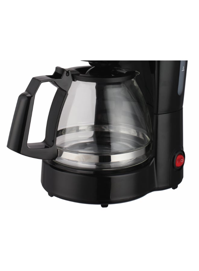 نيكاي صانعة القهوة مع جرة زجاجية، وظيفة مضادة للتنقيط لمدة 30 ثانية، حماية من الغليان الجاف، سعة مياه 750 مل - Image 2