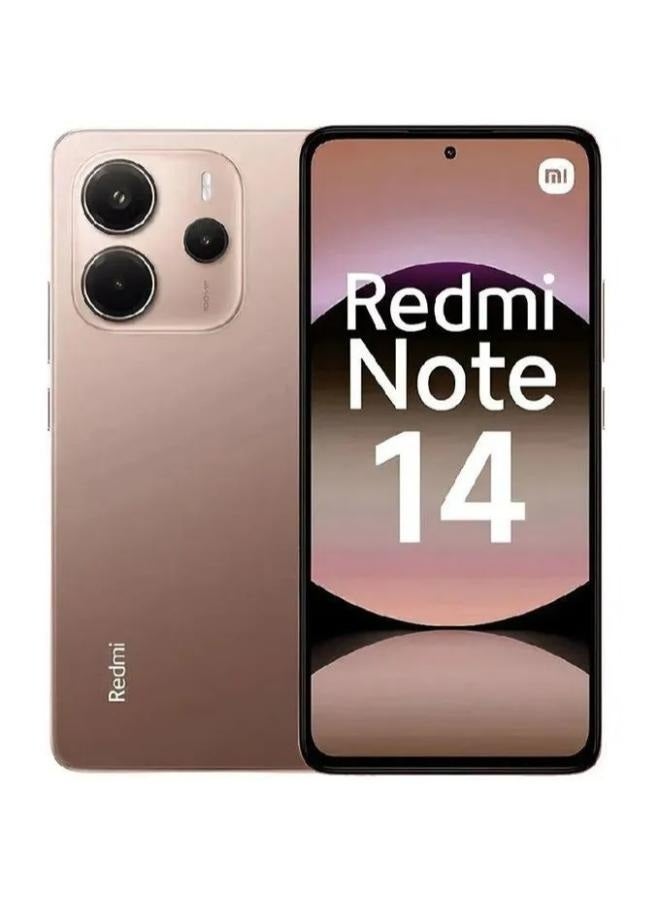 Xiaomi Redmi Note 14 Dual SIM Sand Gold 8GB RAM 128GB - Middle East Version - Image 1