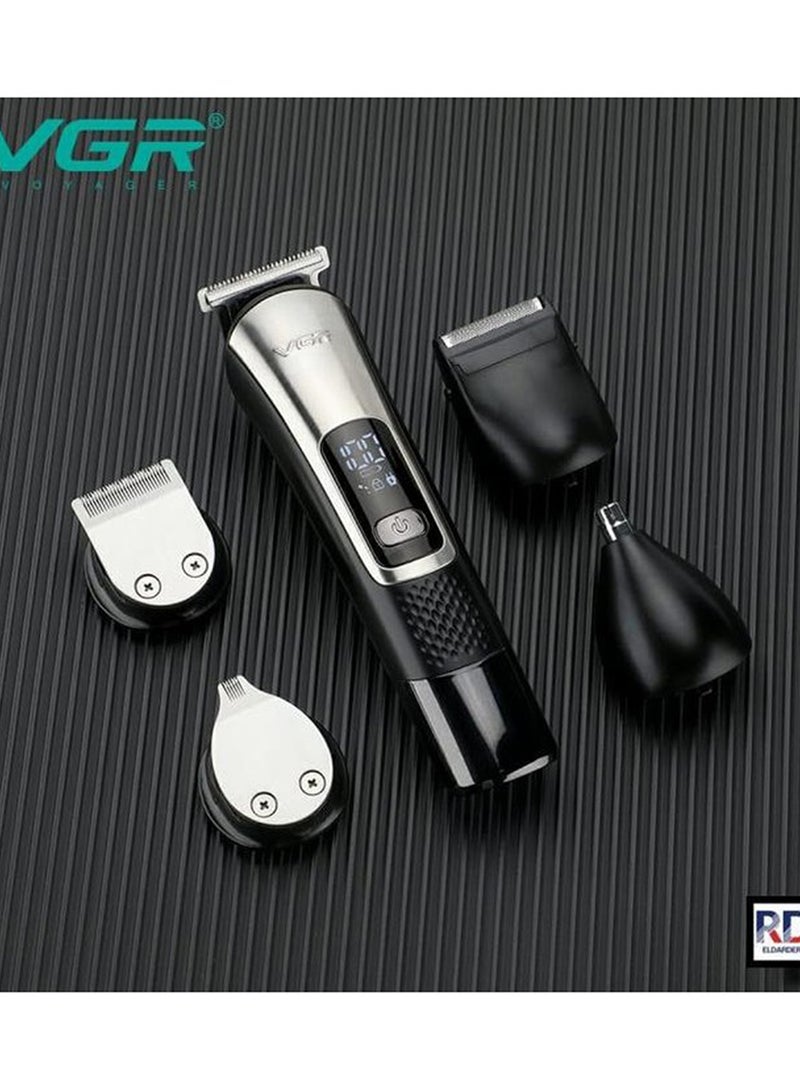 VGR V-111 - 5 in 1- Professional Electric Shaver. Rechargeable For Men Black - Image 2