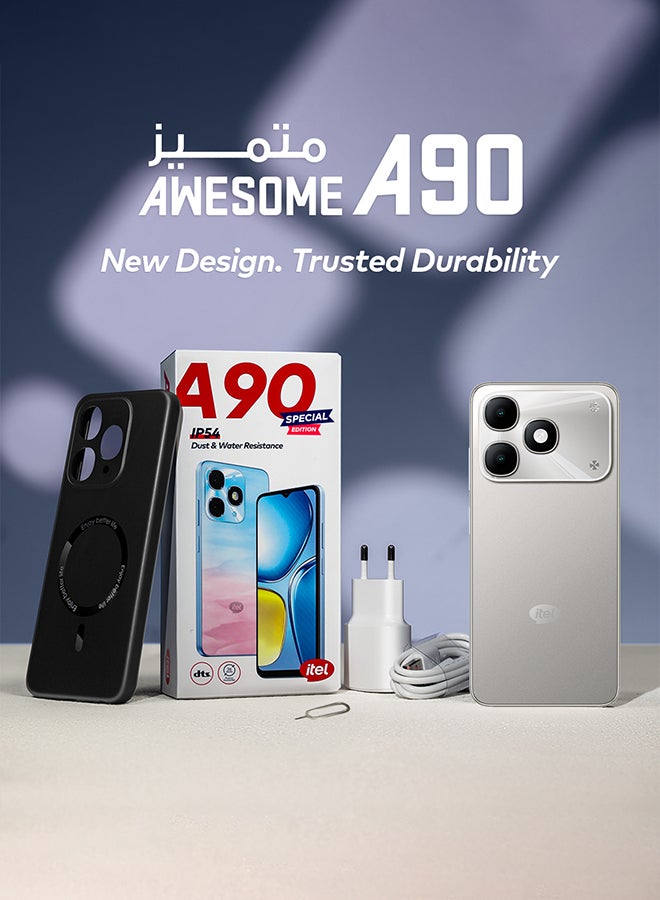 ITEL A90 Special Edition Space Titanium 3+5GB RAM 128GB 4G - Middle East Version - Image 3