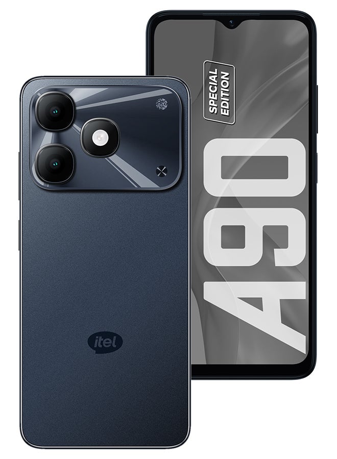 إيتيل A90 إصدار خاص أسود مضيء 3+5 جيجابايت رام 128 جيجابايت 4G - نسخة الشرق الأوسط - Image 1