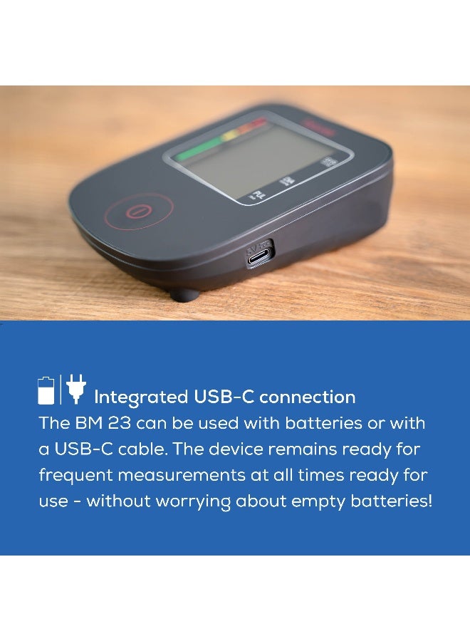 Beurer BM 23 Limited Edition Upper Arm Blood Pressure Monitor – Arrhythmia Detection | Cuff-Fit Guidance | Scan & Save to HealthManager Pro App | Colour Risk Scale - Image 3