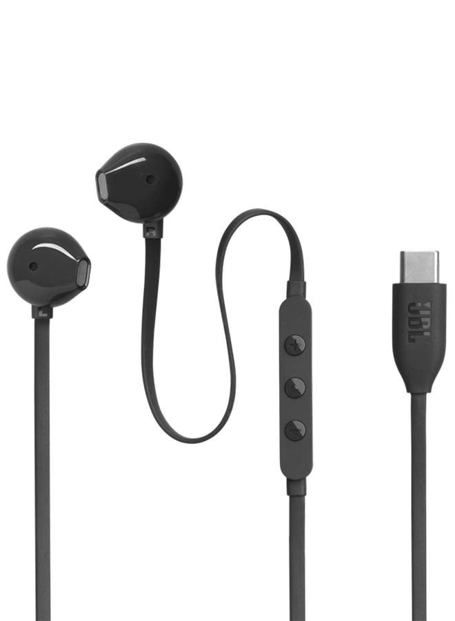 جي بي إل Renewed - Tune 305C USB-C Wired Hi-Res In-Ear Headphones Black - Image 3